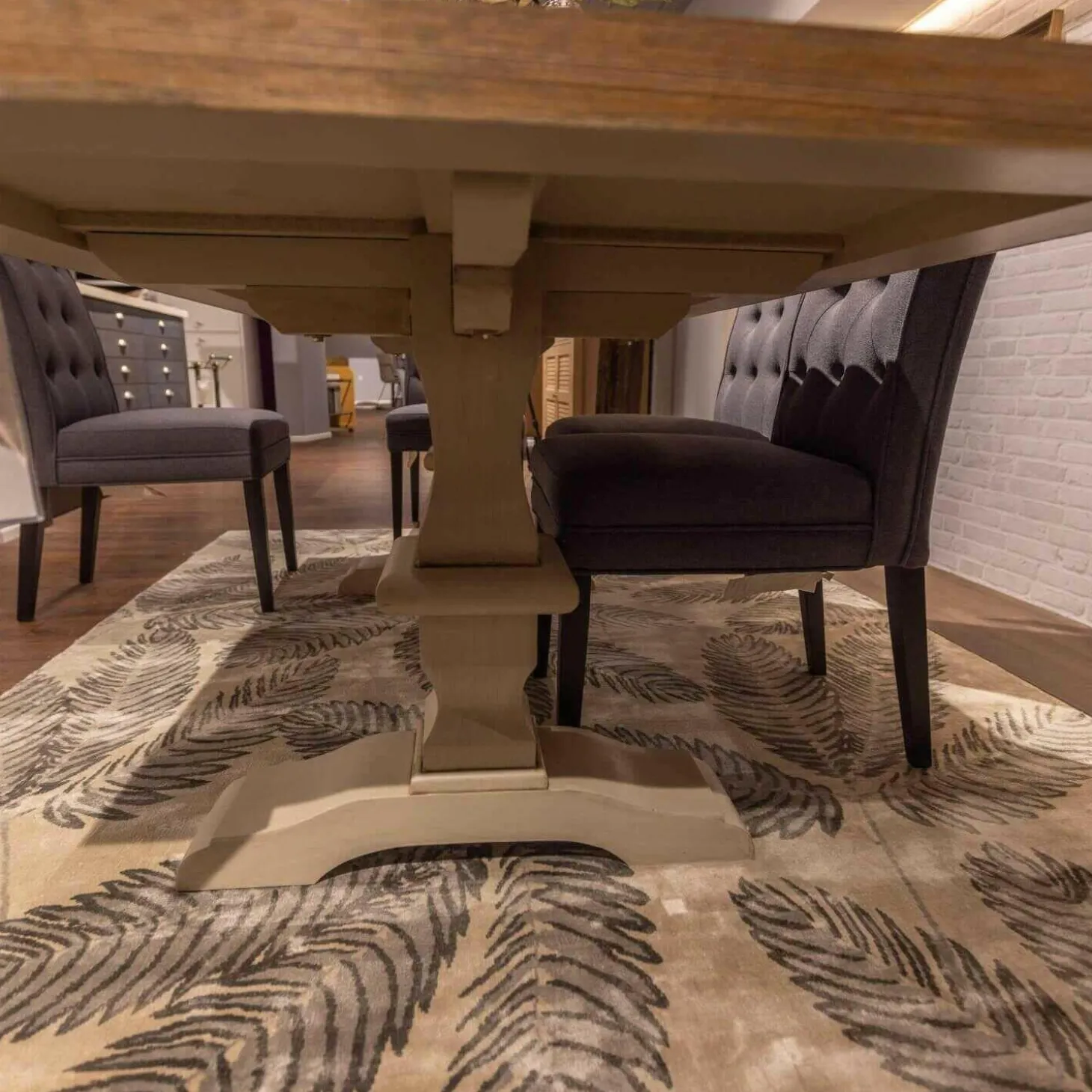 Esstisch GM220 Polsterstuhl Frederik AP B Page Grey 65 Mit 6 Stühlen