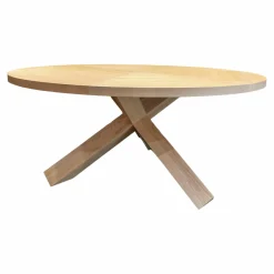 Esstisch La Rotonda Esche Massivholz Natur