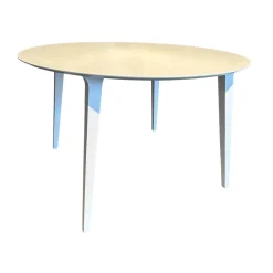 Esstisch Lau Esche Weiss Lackiert