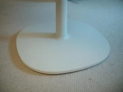 Esstisch Multiplo Platte Weißer Marmor Gestell Druckgegossenes Aluminium Matt Lackiert Weiß