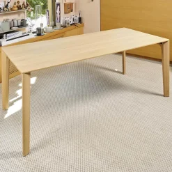 Esstisch Passion Vollholz Eiche sandfarbig Ölbeize Mit Hartwachsanteil