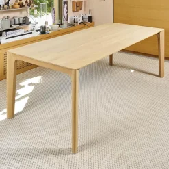 Esstisch Passion Vollholz Eiche sandfarbig Ölbeize Mit Hartwachsanteil