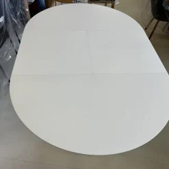 Esstisch Radon Knorrige Eiche Aquqcreativebeize 9010 Weiß Matt Lackiert Inklusive Auszug