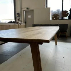 Esstisch Rasant Knorrige Eiche Natur Geölt Äste Mit Harz Ausgegossen Inklusive Auszug