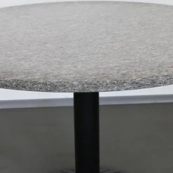 Esstisch Ristoro Platte Granit Untergestell Gußeisen Schwarz Lackiert