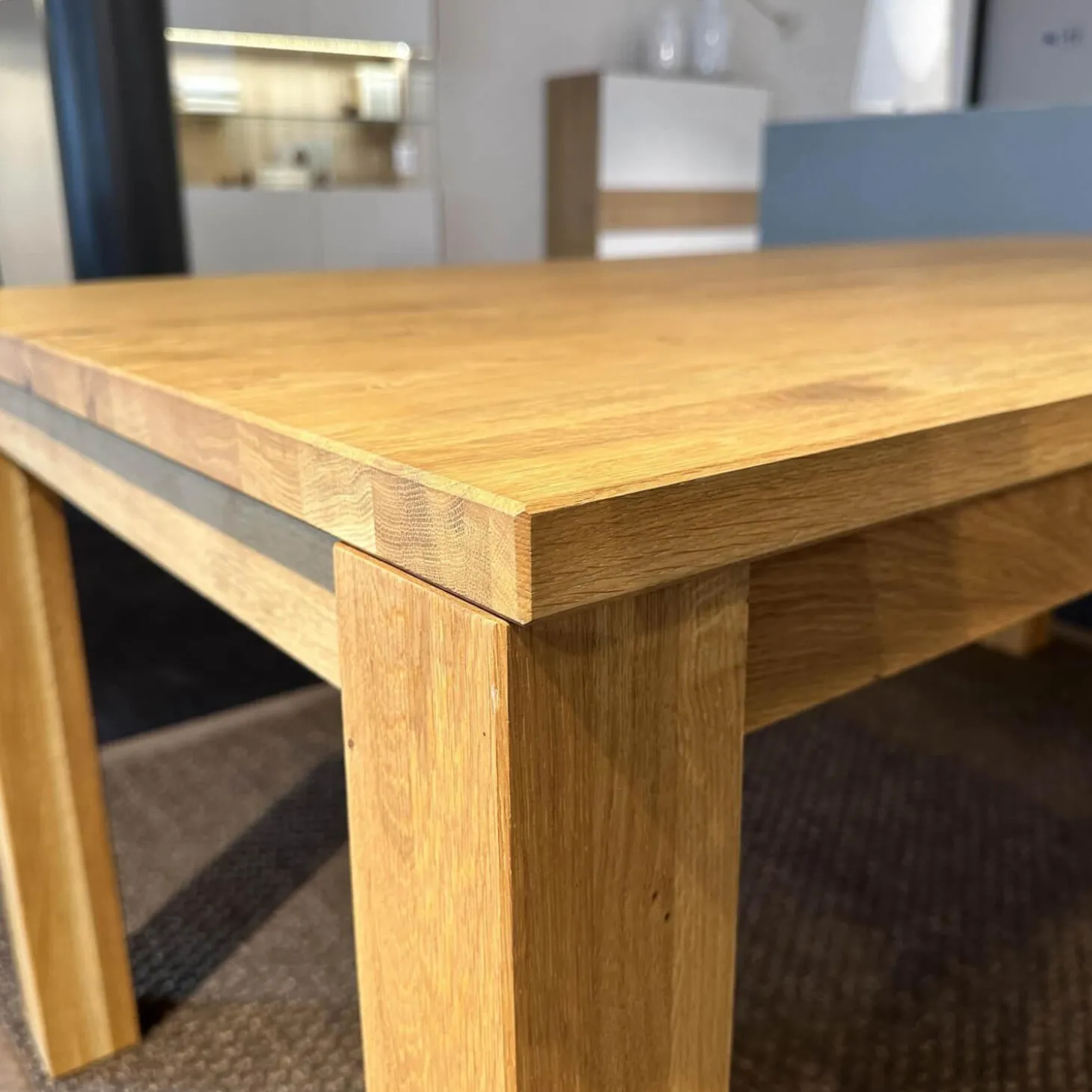 Esstisch RT Bea Wildeiche Geölt mit Klappeinlage