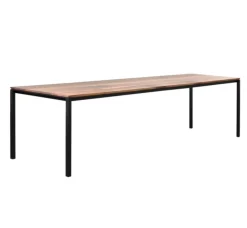 Esstisch S600 Auszugstisch Eiche Schlammfarbig Gebeizt Und Lackiert Füße RAL 7005 Schiefergrau Matt Pulverbeschichtet