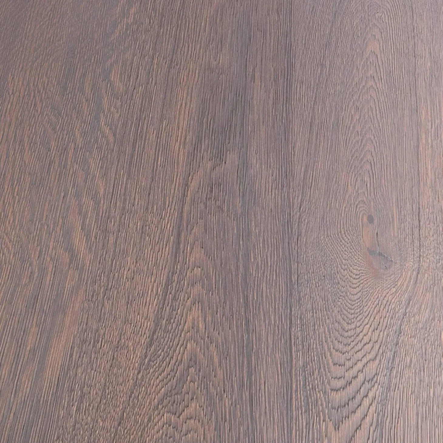 Esstisch S600 Auszugstisch Eiche Schlammfarbig Gebeizt Und Lackiert Füße RAL 7005 Schiefergrau Matt Pulverbeschichtet