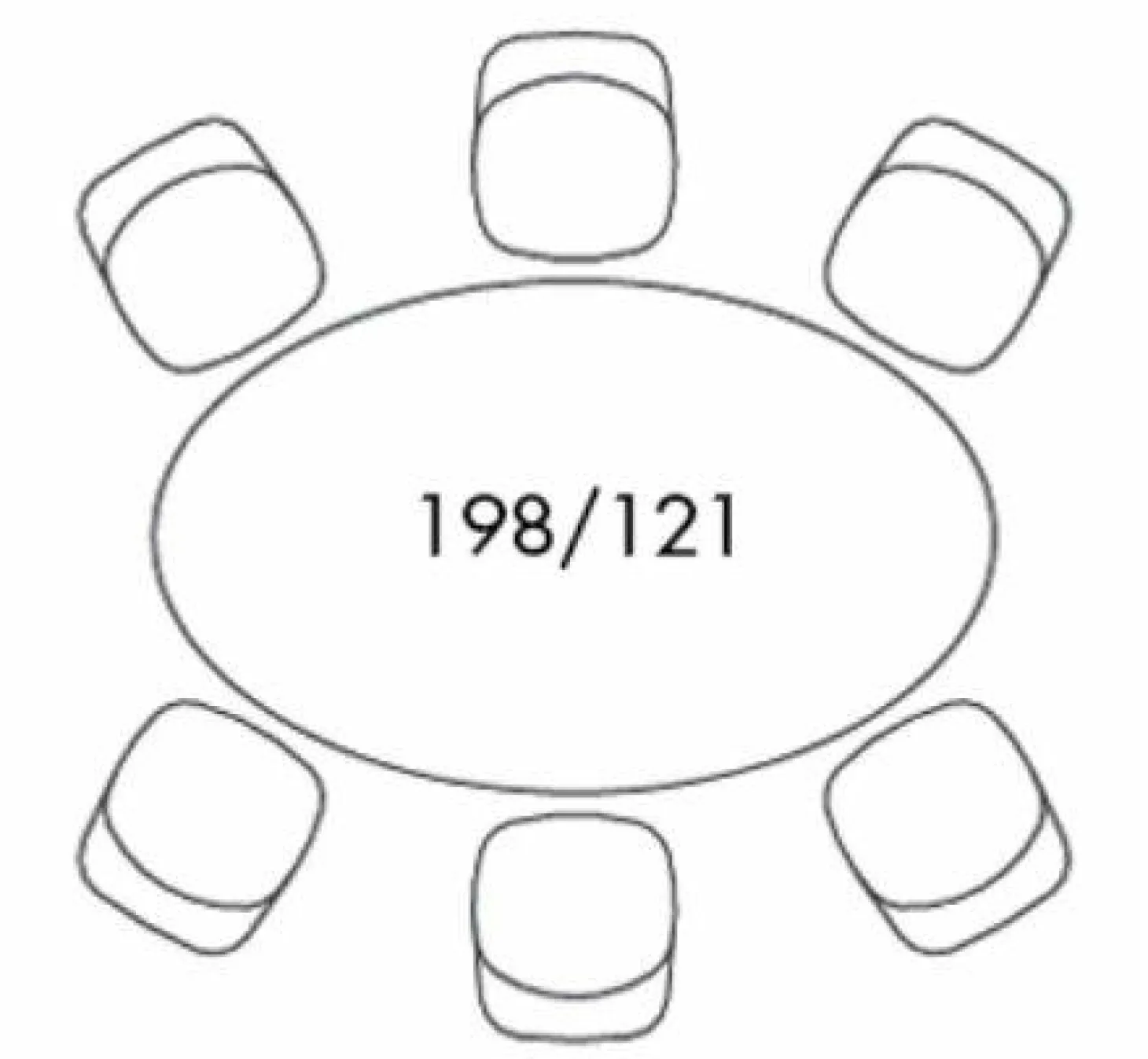 Esstisch Saarinen Tulip Table Oval