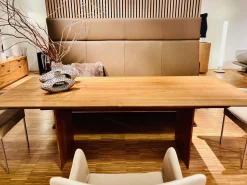 Esstisch Sigma Eiche Massiv Geräuchert Inklusive Auszug