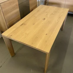 Esstisch SL V Knorrige Eiche Puro Geölt Äste Mit Harz Ausgegossen