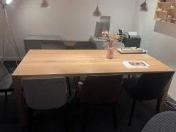 Esstisch Sloane Europäische Eiche Weiß Pigmentiert Gewachst Ohne Stühle