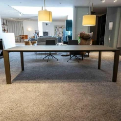 Esstisch Surf Eiche Massiv Schiefergrau Lackiert