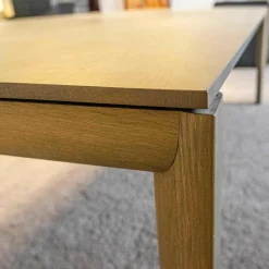 Esstisch Surf Eiche Massiv Schiefergrau Lackiert