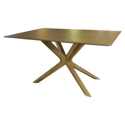 Esstisch T5005 2D Fest Massivholz Wildeiche Natur 2207