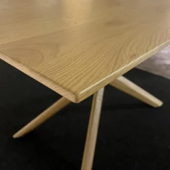 Esstisch T5005 2D Fest Massivholz Wildeiche Natur 2207