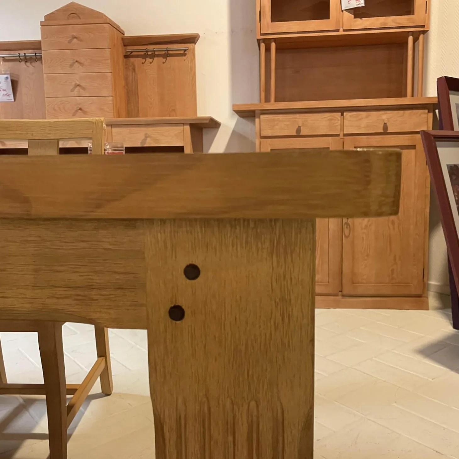 Esstisch Und 4 Stühle Terra Pinie Massiv Bezug Stoff Regula 1637-05