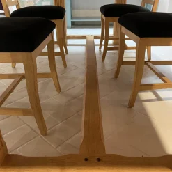 Esstisch Und 4 Stühle Terra Pinie Massiv Bezug Stoff Regula 1637-05