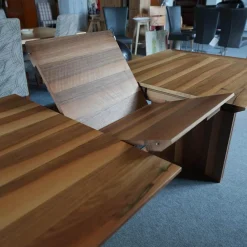 Esstisch Xeno Nussbaum Massiv Ausziehbar