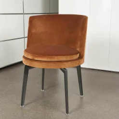 Esszimmerstuhl Feel Good Stoff Eldorado Orange