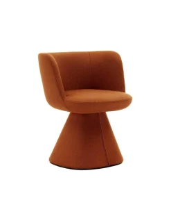 Esszimmerstuhl Flair O Stoff Satin Adria Orange Innenrahmen Stahlrohre Und Fließgepresstes Aluminium