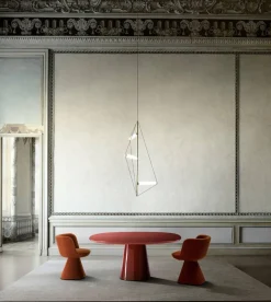 Esszimmerstuhl Flair O Stoff Satin Adria Orange Innenrahmen Stahlrohre Und Fließgepresstes Aluminium