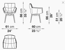 Esszimmerstuhl Husk Stoff Rattier Antille Braun Grau Schale Polyurethanharz Weiß Gestell Metall Weiß Lackiert
