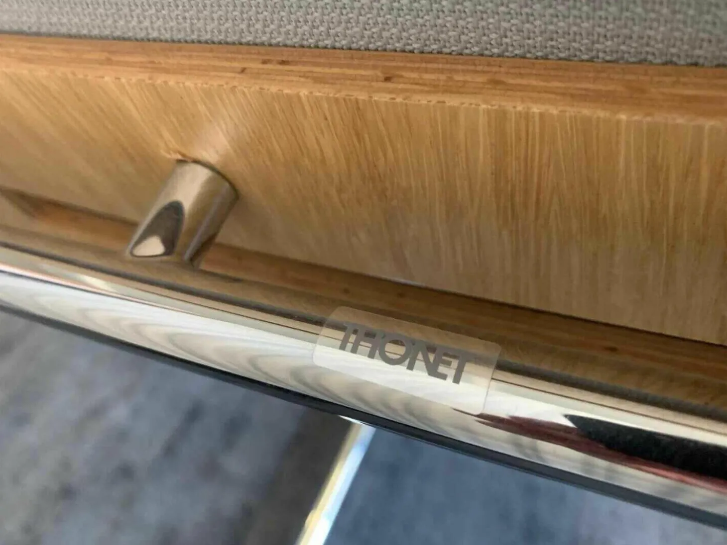 Freischwinger Stoff Cava 3 124 Achatgrau Gestell Chrom