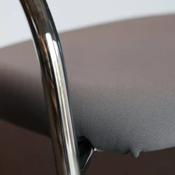 Freischwinger Visavis 2 Bezug Stoff Torso Citterio 76 Antra Gestell Glanzverchromt