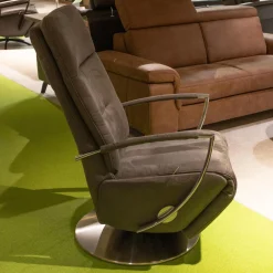 Funktionseckgarnitur Relaxa 5 0 Stoff Herkules Steel 44 D Schwarz Aluminium Säulenfuß Und Drehteller Edelstahl