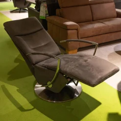 Funktionseckgarnitur Relaxa 5 0 Stoff Herkules Steel 44 D Schwarz Aluminium Säulenfuß Und Drehteller Edelstahl