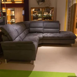 Funktionseckgarnitur Relaxa 5 0 Stoff Herkules Steel 44 D Schwarz Aluminium Säulenfuß Und Drehteller Edelstahl