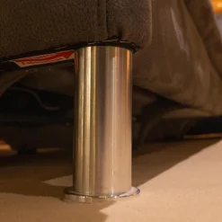 Funktionseckgarnitur Relaxa 5 0 Stoff Herkules Steel 44 D Schwarz Aluminium Säulenfuß Und Drehteller Edelstahl