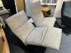 Funktionssofa Rockfrog Outdoor Stoff Sprinkle Natur 1404 30 Creme Schwarz Gestell Schwarz Feinstruktur