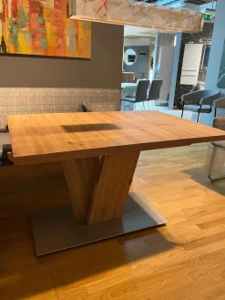 Funktionstisch Vari Artisan Eiche Nachbildung Bodenplatte MDF Edelstahldekor Mit Ansteckplatte