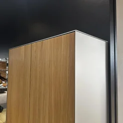 Garderobe Eiche Naturöl Und Glas Pearl Weiß Inklusive 4 Schuhfächer Aus Holz