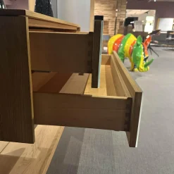 Garderobe Eiche Naturöl Und Glas Pearl Weiß Inklusive 4 Schuhfächer Aus Holz