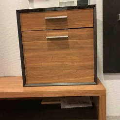 Garderobe Modo M5 Eiche Dunkel Nussbaum mit Spiegel