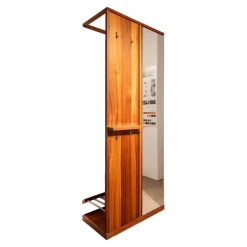 Garderobe Nussbaum Teilverdeckt 80x192