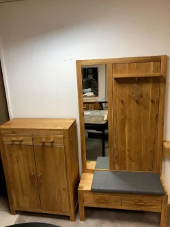 Garderoben-Kombination Casa Wildeiche Massiv