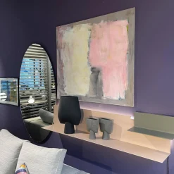 Garderobenlösung Lilu Winkelregal Lack Rosenquarz Winkelregal Lack Manor Spiegel mit Beleuchtung