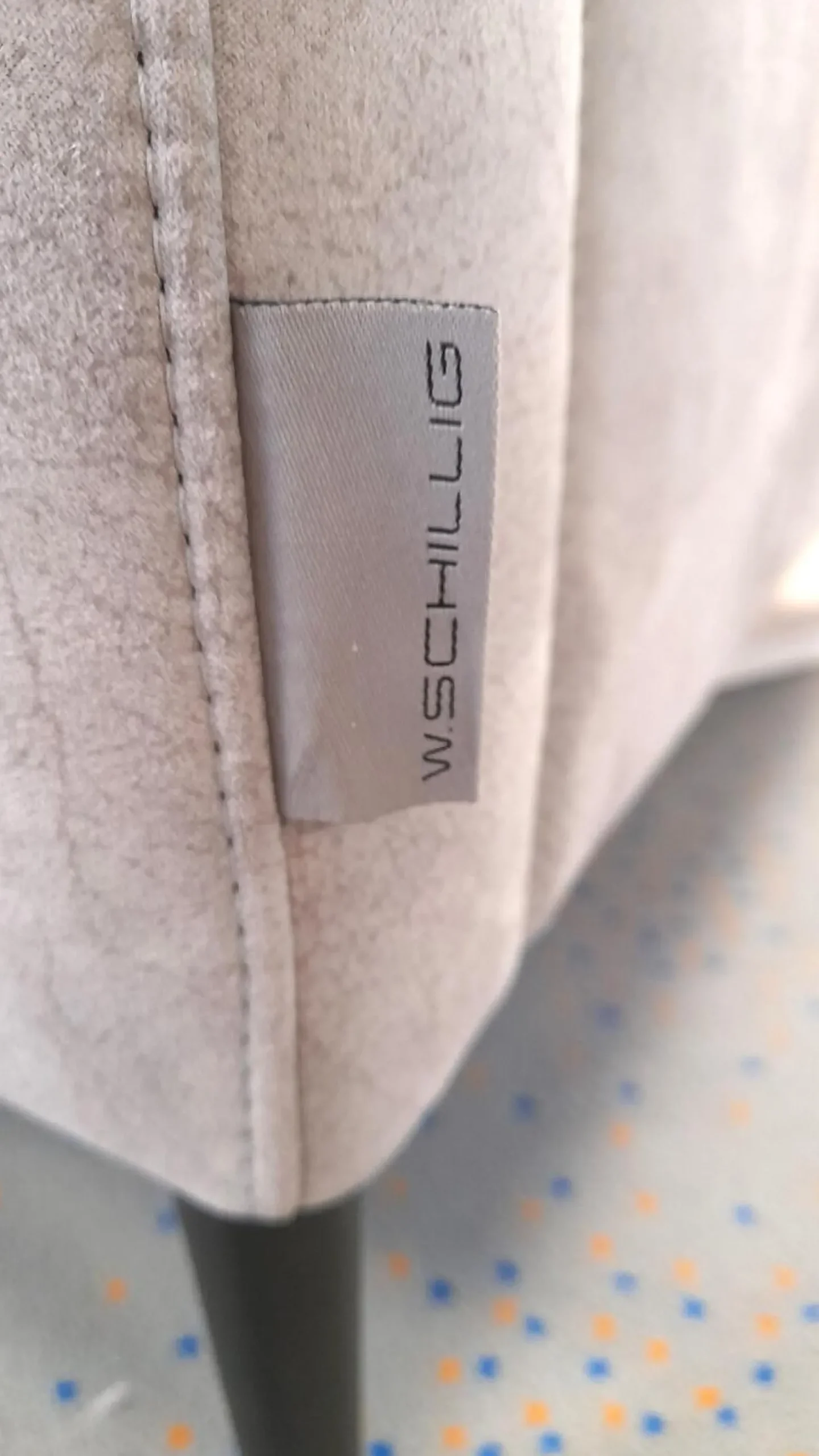 Garnitur 34102 Stoff V 5221 Light Grey Grau Fuß FS 1 Schwarz mit Sessel