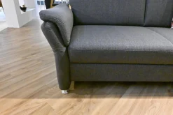 Garnitur 266 System 10 Bezug Stoff 0634 06 Grau Füße Aluminium F566 50 Ohne Kopfstütze Und Sofakissen