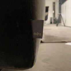 Garnitur Absolu Stoff Velour 9020 Grau Schwarz Sofa Divano mit 4 Kissen