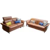 Garnitur Adora Leder Montana Cognac 2 Sofas