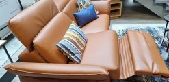 Garnitur Adora Leder Montana Cognac 2 Sofas