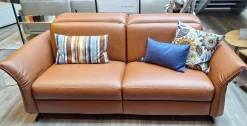 Garnitur Adora Leder Montana Cognac 2 Sofas
