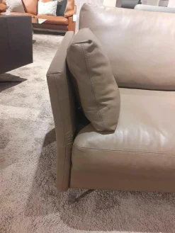 Garnitur CL 990 Leder 42 Fango 2 Sofas 1 Kopfstütze