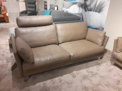 Garnitur CL 990 Leder 42 Fango 2 Sofas 1 Kopfstütze
