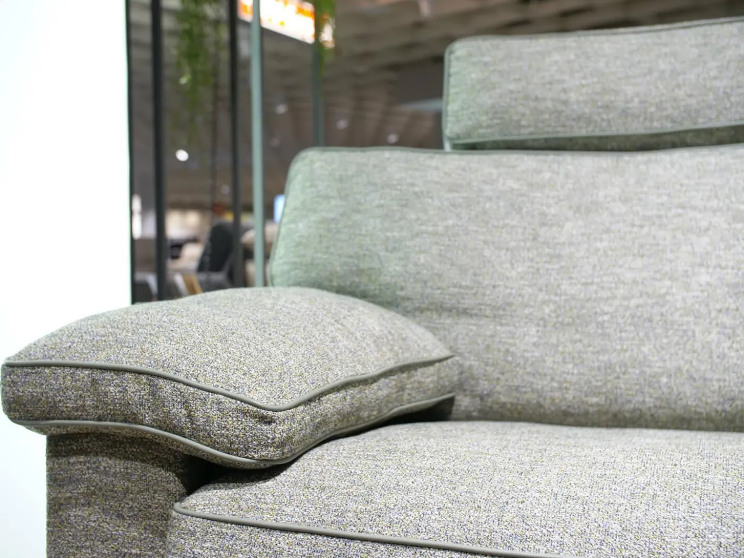 Garnitur CL 360 Stoff 2040 56 Korpus Keder Grau Leder 42 162 Grau Mit Kissen